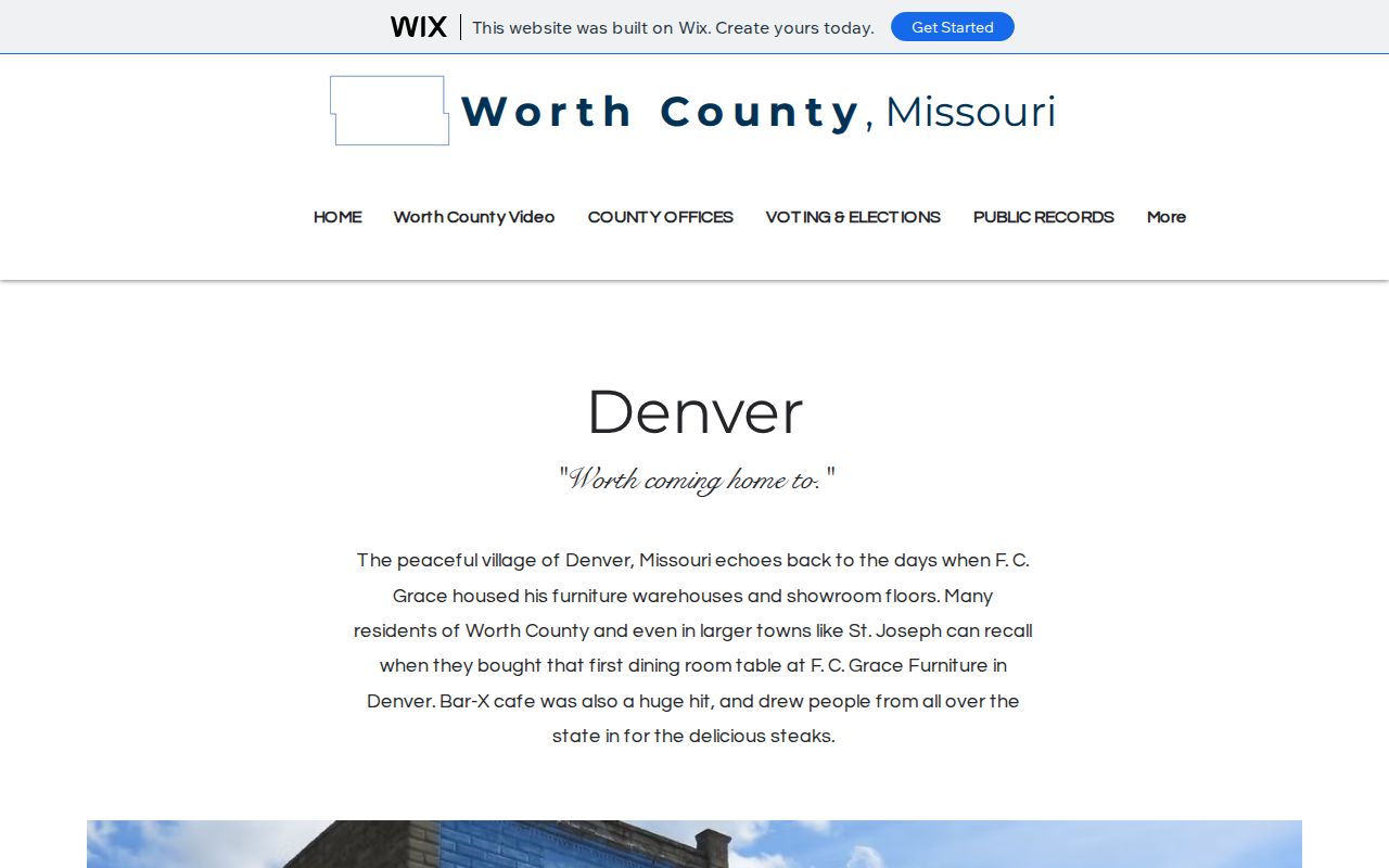 Denver court records community history in Worth County
