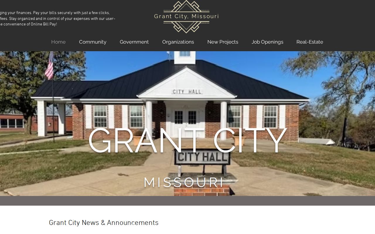 Grant City court records context at the Worth County seat